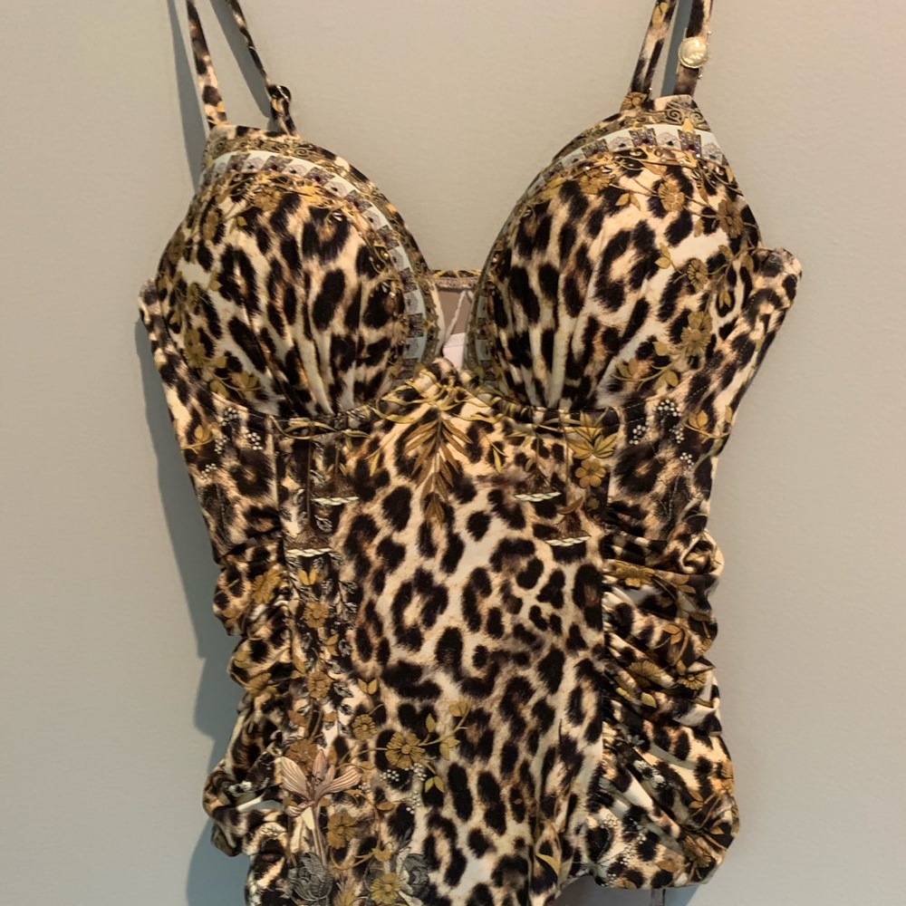 PRICE IS FIRM Camilla Nomadic Nymph leopard One piece NEW - Picture 6 of 16